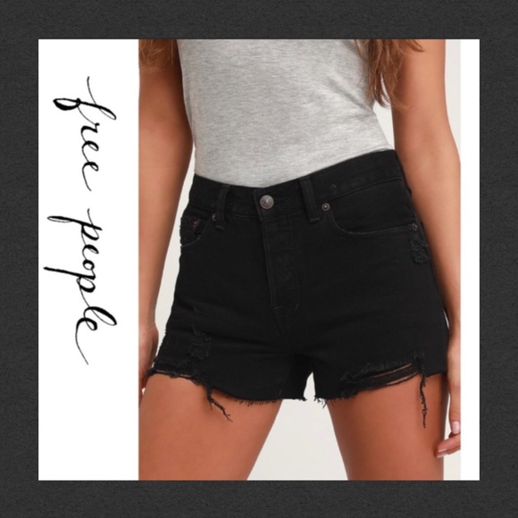 Free People Pants - FREE PEOPLE DISTRESSED SHORT